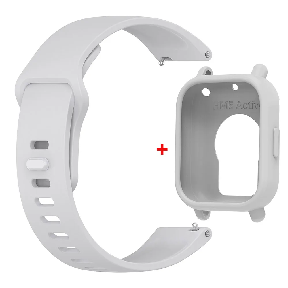 Silicone Strap with Protective Case
