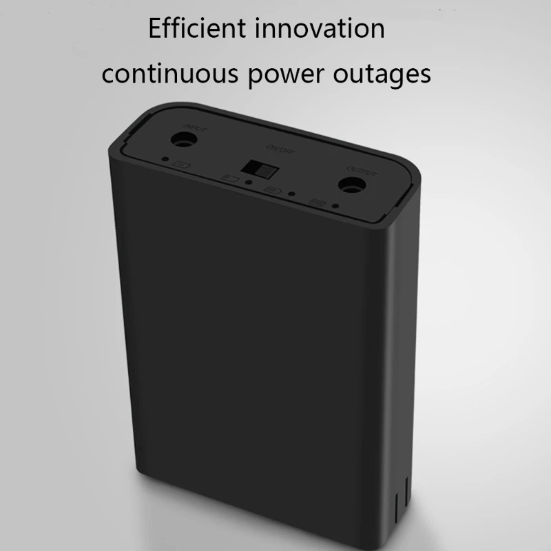 Uninterruptible Power Supply Battery UPS for Router and CCTV Camera,12V 2A for DC Rechargeable 2200mAh Li-Ion Battery for Uninterruptible Power Supply, Portable UPS, Mini UPS