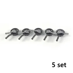 DIY Building Blocks Food Set: Bread, Fish, Fruit, and Roast Chicken City Accessories (Pot 5 sets)