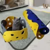Splicing Cat Toy Felt Pom Nest Deformable Kitten Tunnel Collapsible Tube House Tunnel Interactive Pet Pusscat Security Sense 3