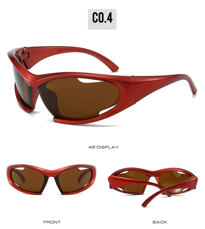 Y2k Punk Sonnenbrille Frauen Luxusmarke Designer Dynamo Rechteck Sonnenbrille für Männer Outdoor-Radsport Sport brille Sonnenbrillen uv400 – Detail 10