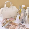1pc/2pcs Cosmetics Storage Kit Large Capacity Travel Toiletry Bag Makeup Bag Ins Advanced Sense Portable Cosmetic Storage Bag 6