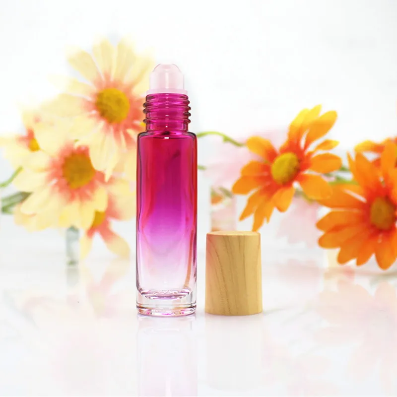 10 Ml Rollerball-Flaschen Aus Glas – 10 Stück, Mit Edelstein-Kugel, Für ätherische Öle & Parfüm