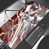 Mouse Pad XL Lockedge Large Gaming Accessories Computer Gamer Keyboard Pad Honkai Star Rail Acheron Mouse Mat Desk Mousepad 6