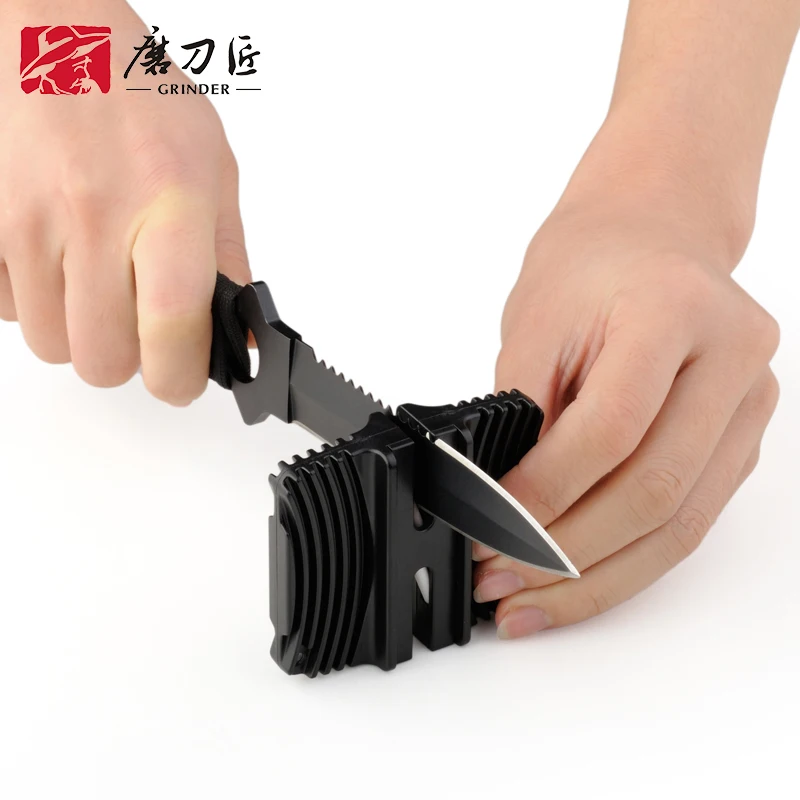 

YOYAL Outdoor Knife Sharpener T0813C Mini Professional Knife Sharpener Carbide Knife Sharpening System Sharpening Tool TAIDEA