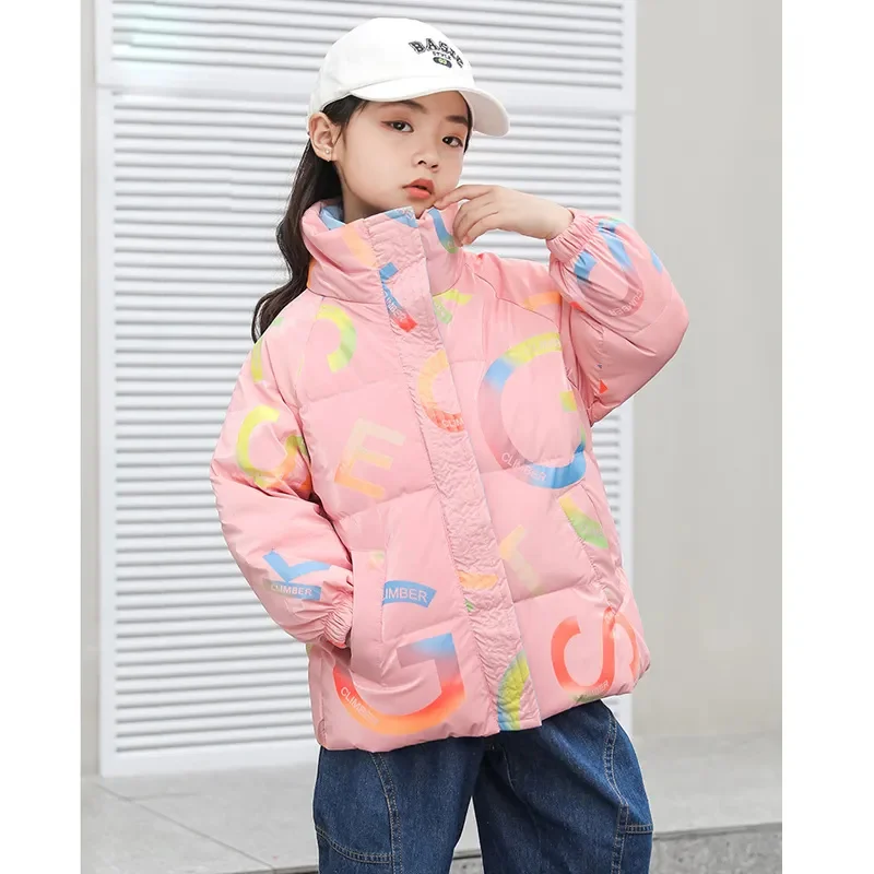 

Children Winter Down Jacket Boy Clothes Thick Warm Windproof waterproof Kids Clothing Outerwear Snowsuit TZ455