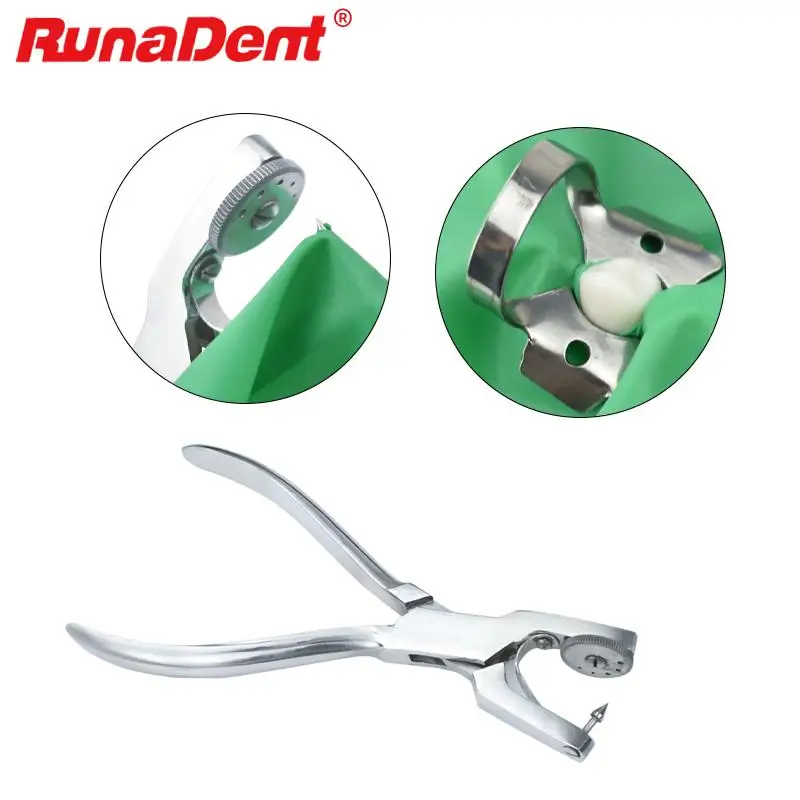 

Dental Dam Hole Punch Pliers for Dentist Clinic Perforator Rubber Orthodontic Tools Dam Clips Pliers