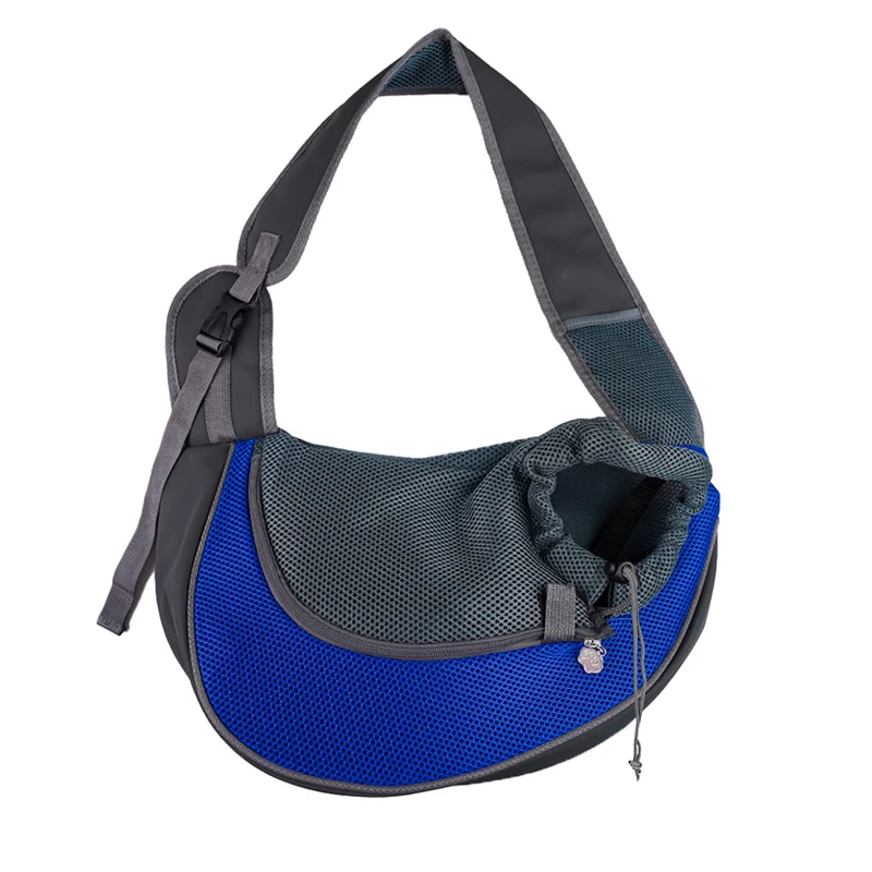 Mochila portátil para mascotas, mochila para perros, bolsa de hombro de malla transpirable para mascotas, bolsa cruzada de viaje de malla transpirable
