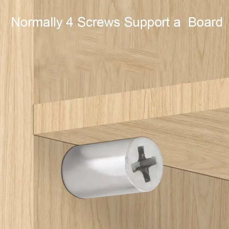 Self Tapping Screws Integrated Layer Plate Support Partition Board Particle Nail Cabinet Wardrobe Fixed Hardware Accessories