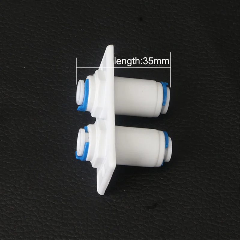 Pipe Fitting Hose Pipe Fitting Reverse Osmosis Elbow Straight Bulkhead Equal 1/4