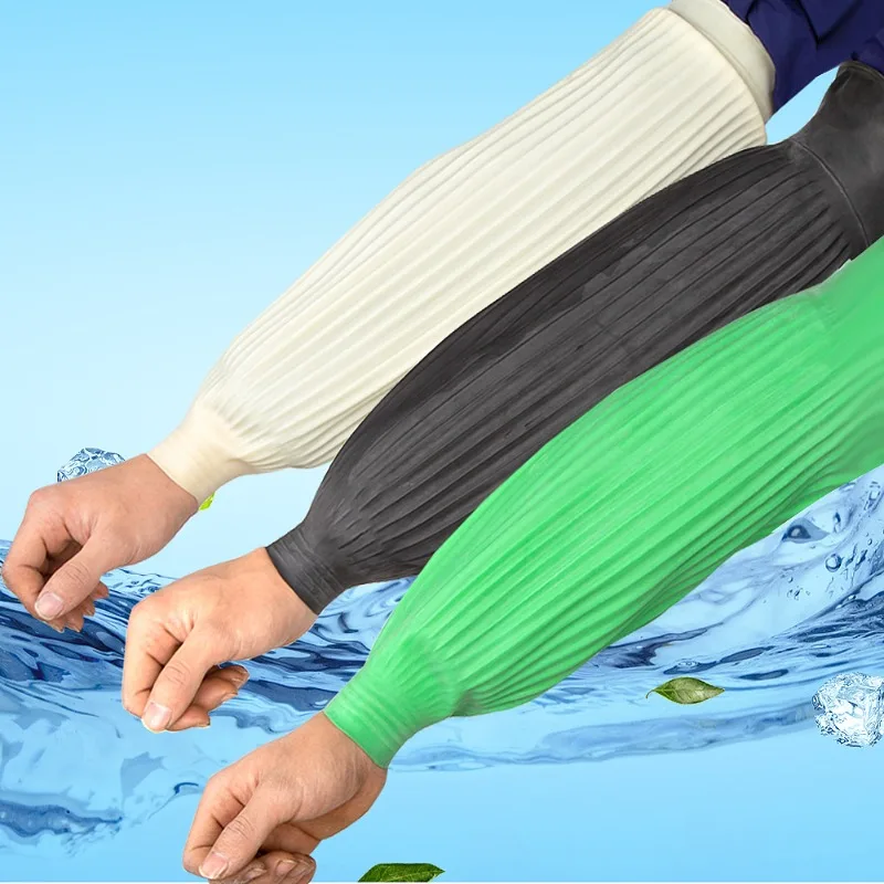 Multi-use Latex Waterproof Arm Sleeves Kitchen Home Household Housekeeping Sleeve Cover Arm Protector Working Cleaning