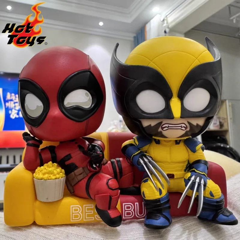 In Stock Genuine Hot Toys Deadpool & Wolverine Anime Figure