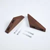 Wooden Clothes Hanger Wall Mounted Coat Hook Natural Wood Decorative Key Holder Hat Scarf Handbag Storage Hanger Bathroom Rack 5