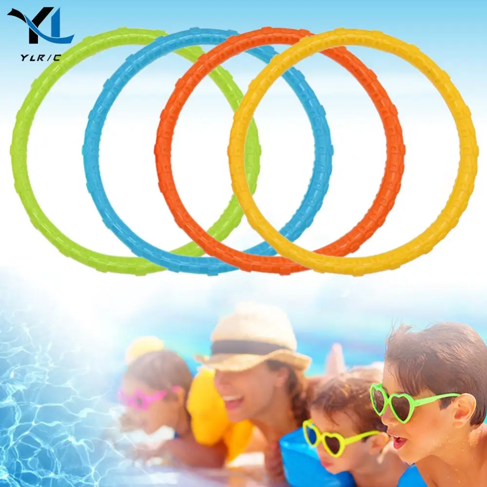 4Pcs Cartoon Pool Sinking Toys Multicolor Throwing Dive Water Toy Creative Swim Dive Toy Set Swimming Pool Accessories
