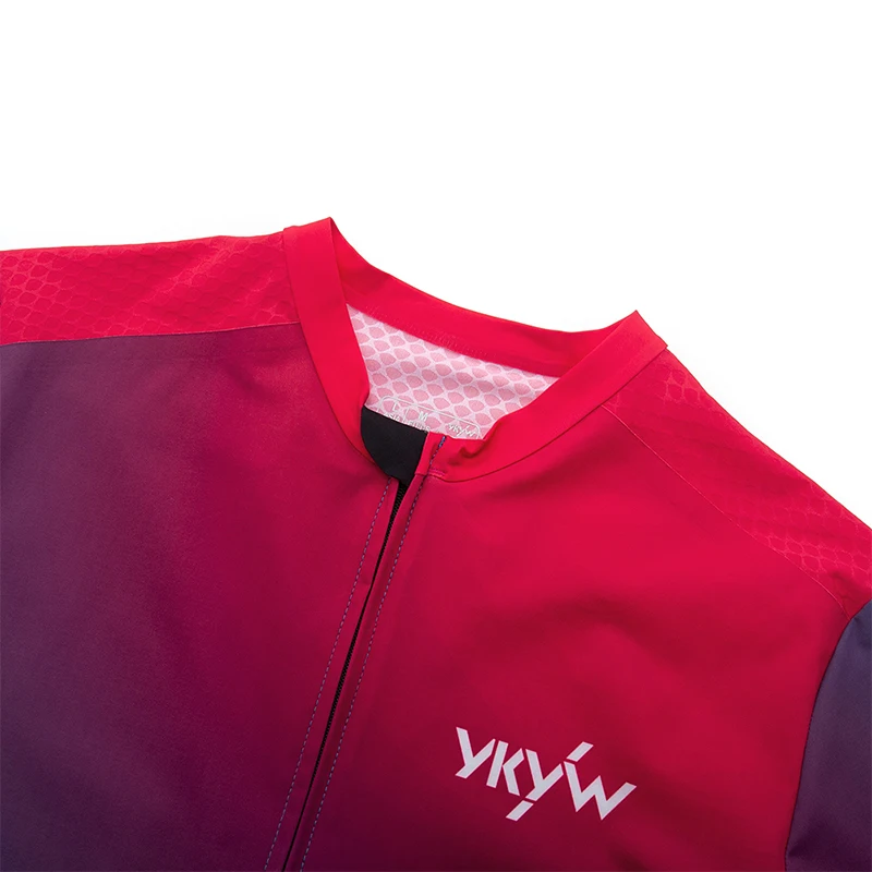 YKYWBIKE Herren Radtrikot Italien MITI Stoff Atmungsaktives Rennradshirt Frühling Herbst Modische Fahrrad Top Sportkleidung – Detail 18