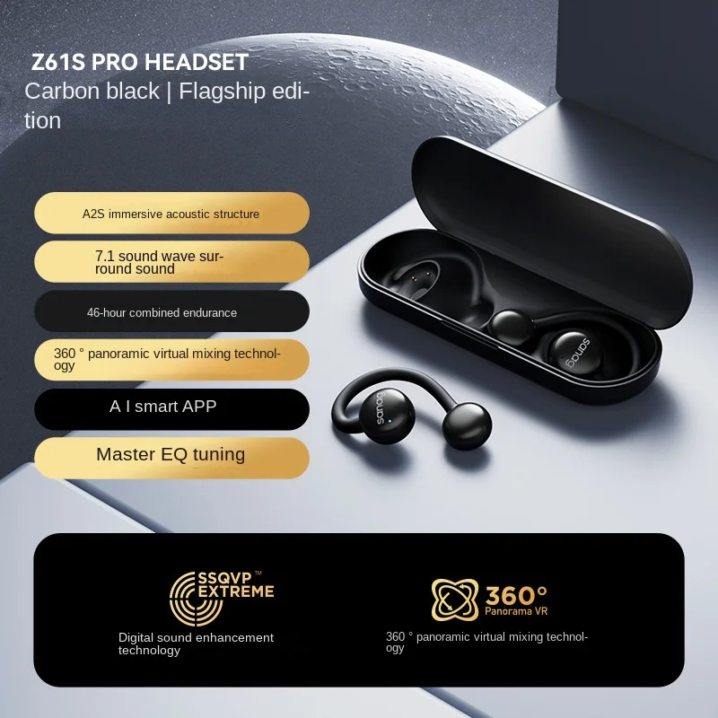 

Беспроводная Bluetooth-гарнитура Sanag Z61 PRO с шумоподавлением
