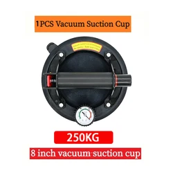 Heavy-Duty 8-Inch Air Pump Vacuum Suction Cup with Hand Pump for Lift and Magnets Handling (Air valve type 1PCS)