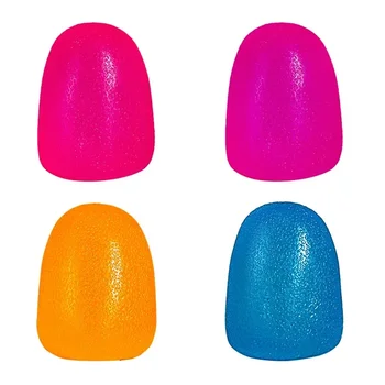 Rainbow Ball Colorful Squeezable Hand Fidget Toy Fun Stress Relief Toy Pinch Decompression Squeeze Toys Relieve Pressure Balls