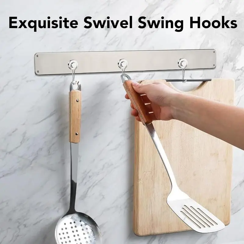 SNG Strong Swivel Swing Magnetic Hook for Hanging Heavy Duty Neodymium Magnet Hooks for Cruise Kitchen Camping Door Locker