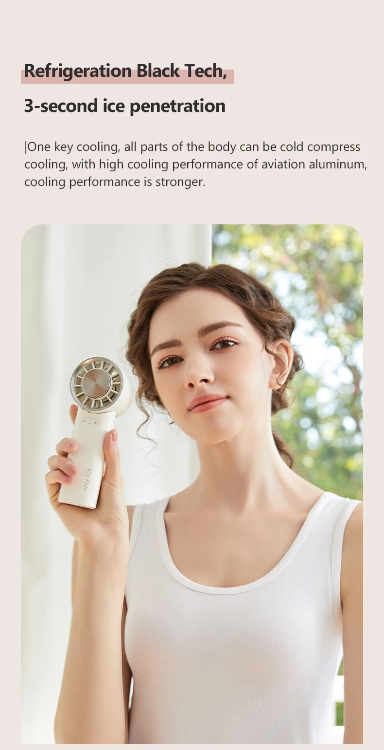 Usb Rechargeable Mini Electric Fan Air Cooler Camping Home Portable Air Conditioners Fans for Room Power Bank Ar Refrigerator