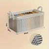 Pvc Transparent Storage Box Reinforced Handles Clothes Stackable Practical Sundries Boxes Storage Box Foldable Multi Purpose Bin 6
