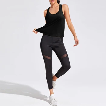 Yoga Vest Women Running Shirts Sleeveless Gym Tank Tops Women's Sportswear Quick Dry Breathable Workout Tank Top Fitness Clothes 5