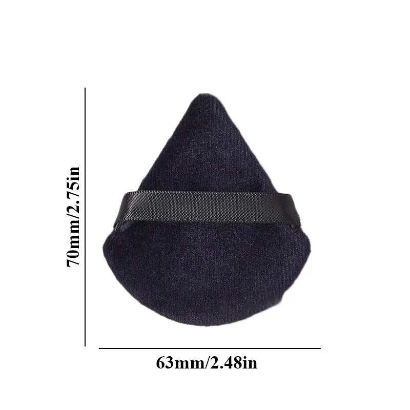Colorful Triangle Makeup Puff Cosmetic Powder Pufff Makeup Sponge Puff Dry Use Women Smooth Beauty Washable Face Makeup Tool New 5