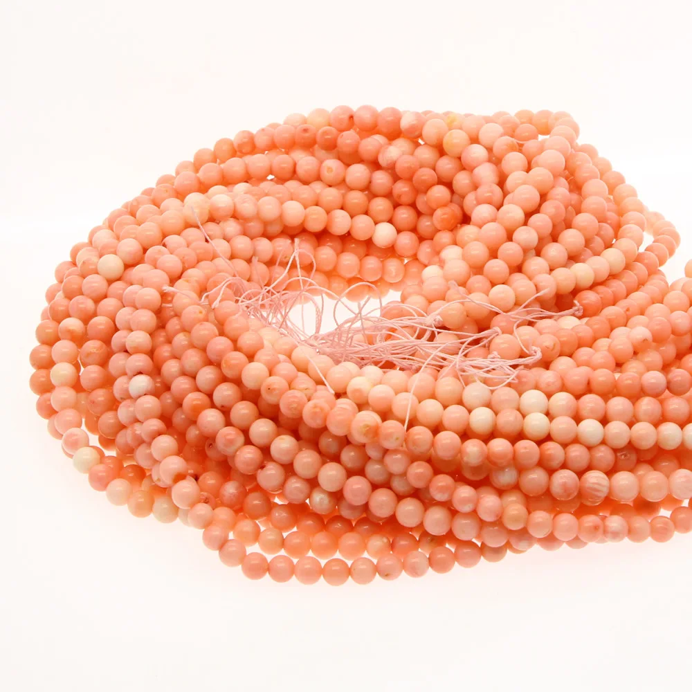 天然のオレンジ色の珊瑚ビーズ,直径2mm,3mm,4mm,5mm,6mm,8mm,15インチ