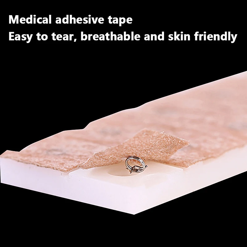 100PCS/Box Disposable Needle Thumbtack Needles Press-needle Auricular Acupuncture Intradermal Needling Ear Acupuncture Tool
