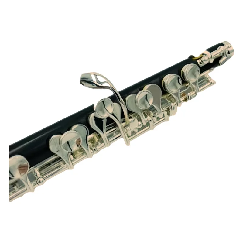 MeeLe A-01 Grenadilla Wood Body and Head Piccolo C Key, Piccolo Silver Plated Keys
