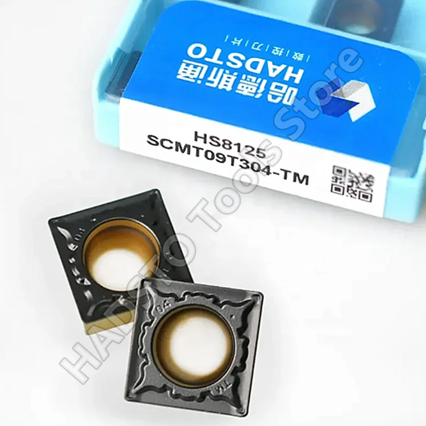 

SCMT09T304-TM HS8125/SCMT09T308-TM HS8125 SCMT32.51 SCMT32.52 SCMT09T304 SCMT09T308 HADSTO CNC carbide inserts Turning inserts