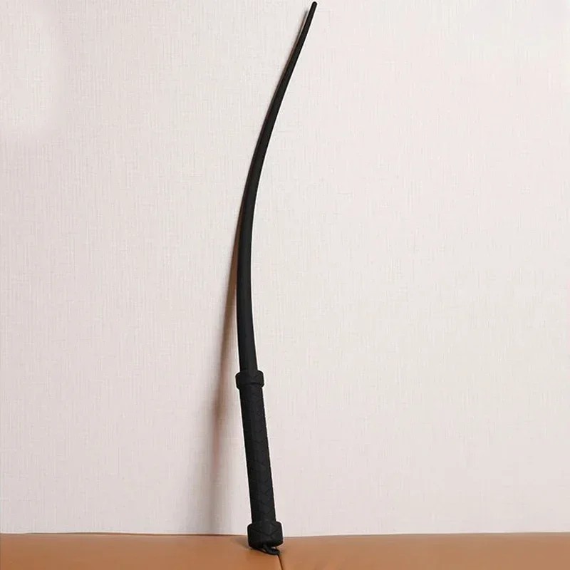 1PC 60cm 고무 소프트 채찍 휴대용 훈련용 말 채찍 야외 EDC 자동차 비상 자가 방어 도구