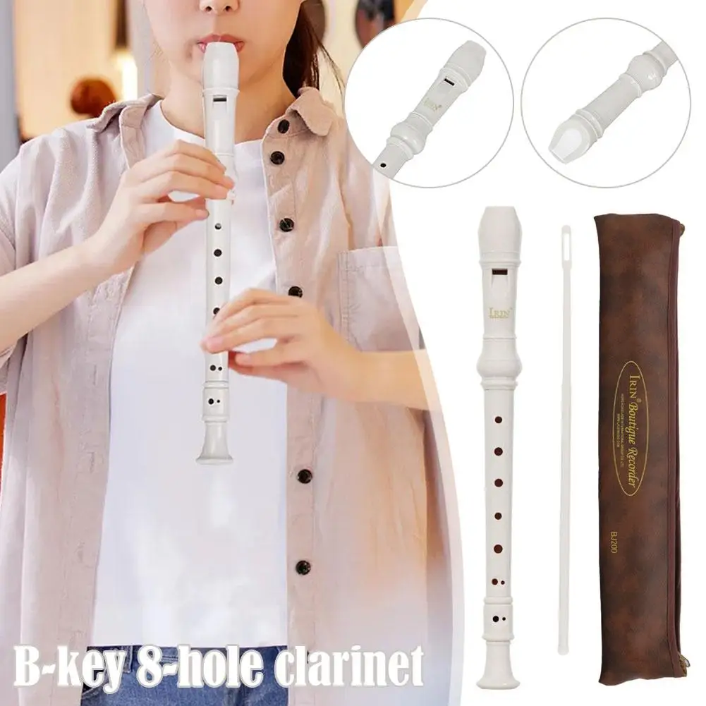 

Baroque Clarinet Woodwind Instrument Recorder Soprano Flute Beginner Musical With Gift Accessories Vertical Instrument Y5J0