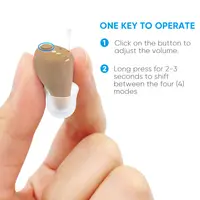 2024 new best digit Elderly Hearing Aid Rechargeable ITE Deaf super Mini Wireless Sound Amplifier Invisible Hearing Aids - Image 6