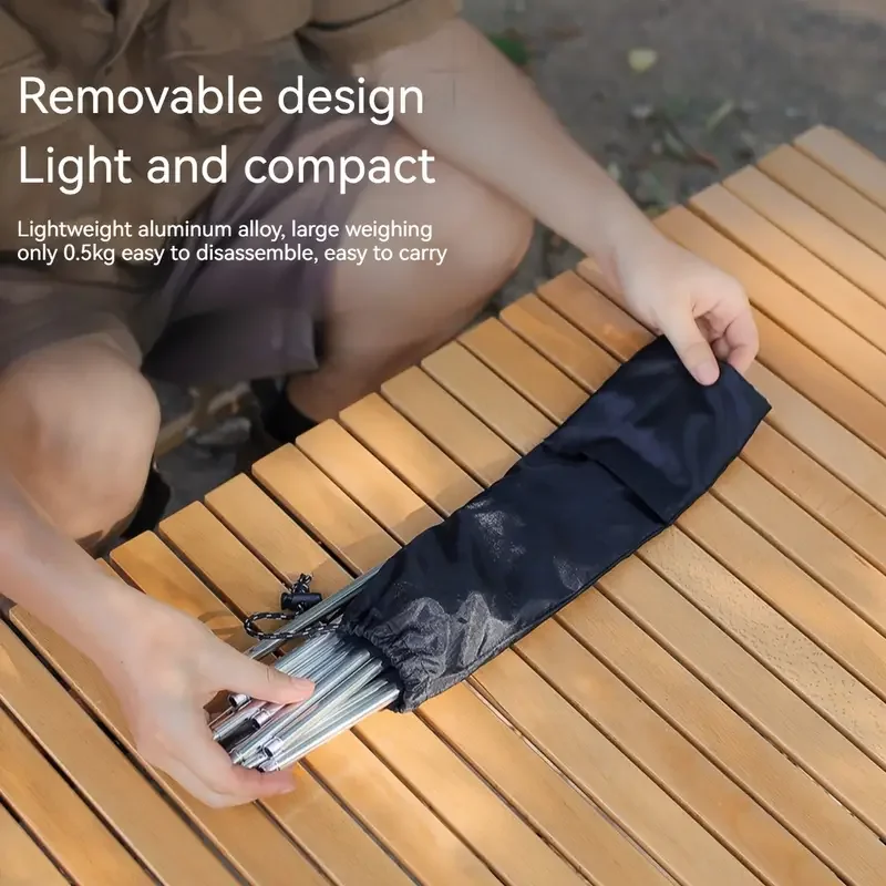 Aluminum Campfire Tripod Stand 4