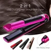 Wireless Electric Heating Hair Straightener Curler For Women Rechargeable Portable Home Travel Hair Straightening Curling Iron 1