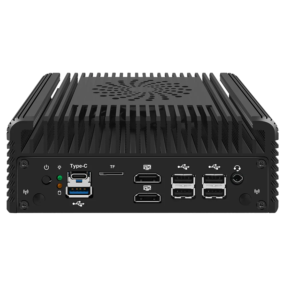 New 2x10G SFP+ 2xi226-V 2.5G Firewall Mini PC Intel 3 N355 N305 N150 N100 Soft Routing 2xNVMe DDR5 MiniPC NAS Server Proxmox 5