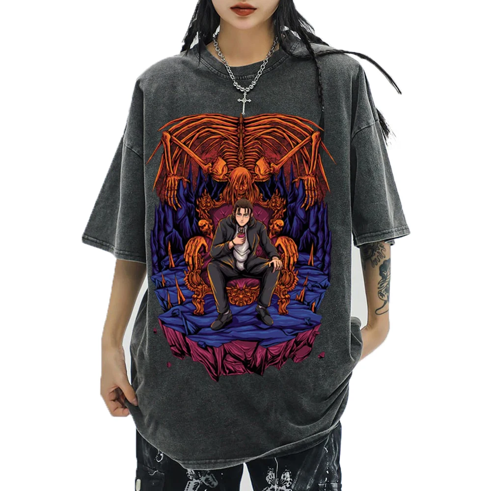 

Футболка женская хлопковая с принтом «атака на Титанов»