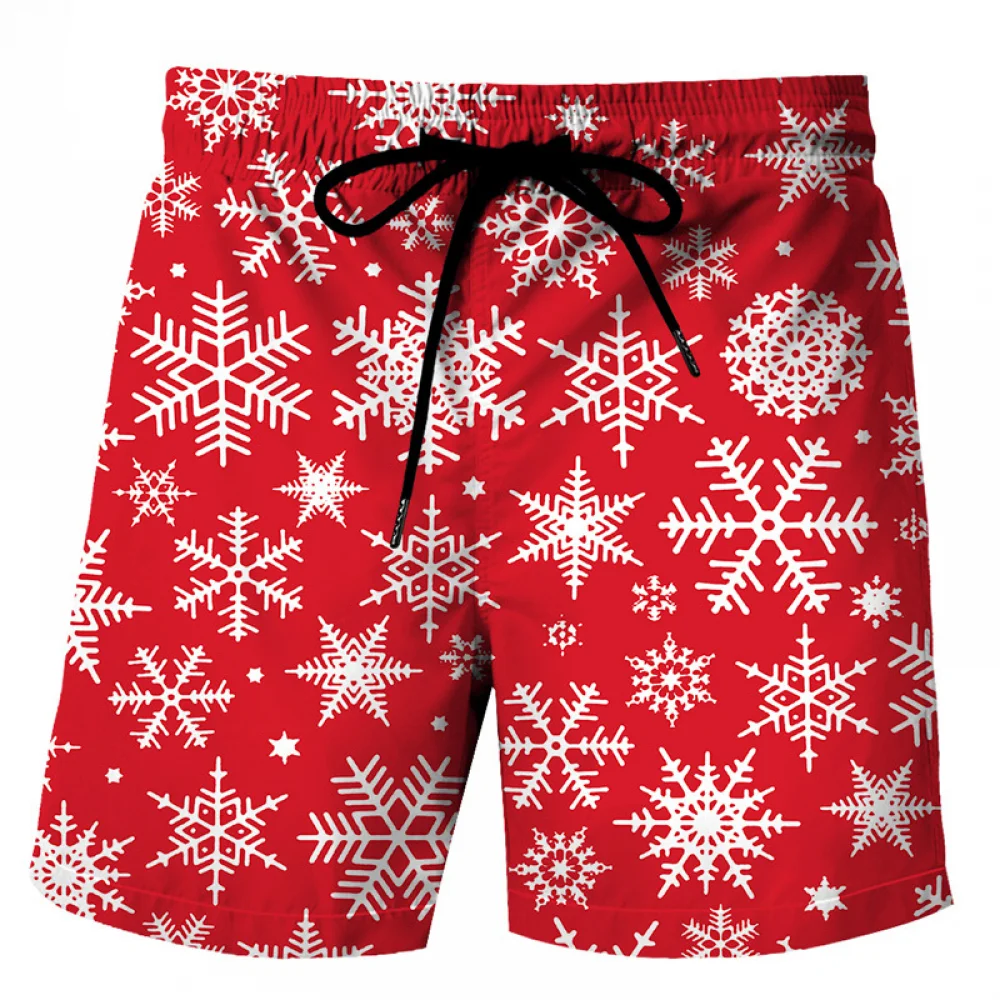 thumbnail image 1 of Pantalones de playa navideños para hombre, bañadores de secado rápido con forro de malla, pantalones cortos de tabla de verano para hombre, bañadores, calzoncillos, pantalones de gimnasio, 1 of 4