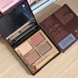 Luxury Charlotte Love Dual - Tone Blusher & Eyeshadow Palette - Radiant Makeup Essential (The Bella Sofia)