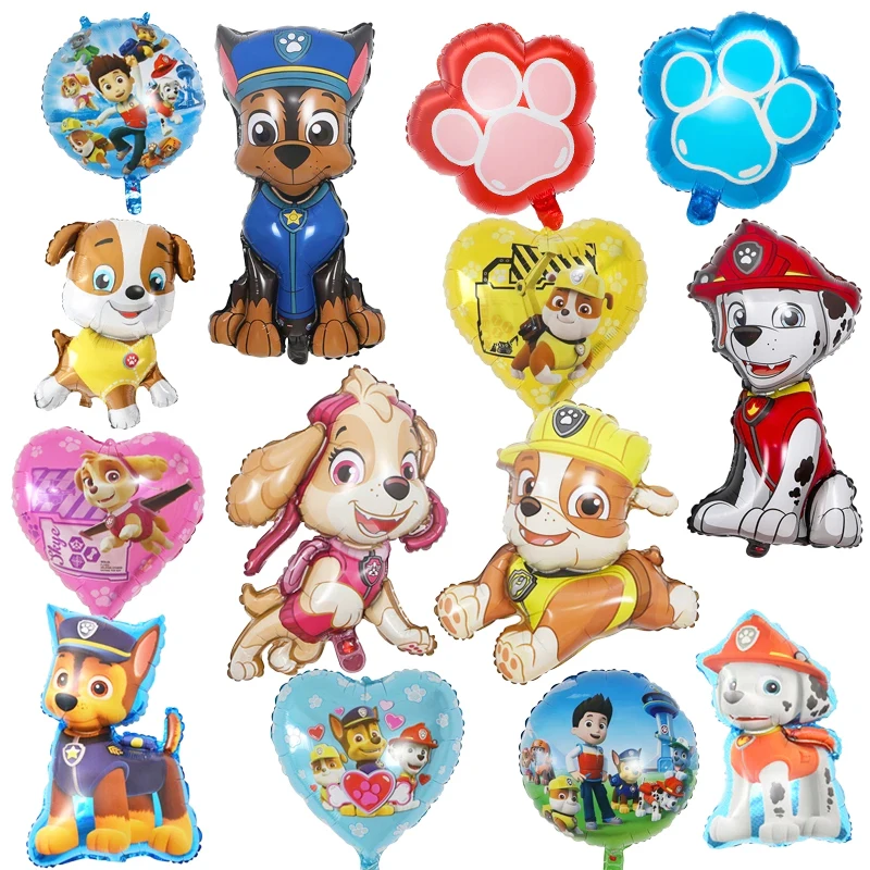 Palloncino Paw Patrol Balloon Chase Marshall Sky Macerie Palloncino Giocattolo Pellicola Di Alluminio Palloncino Bambino Festa Di Compleanno Decorazio