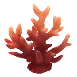 Lifelike Underwater Coral Reef Aquarium Ornament (F)