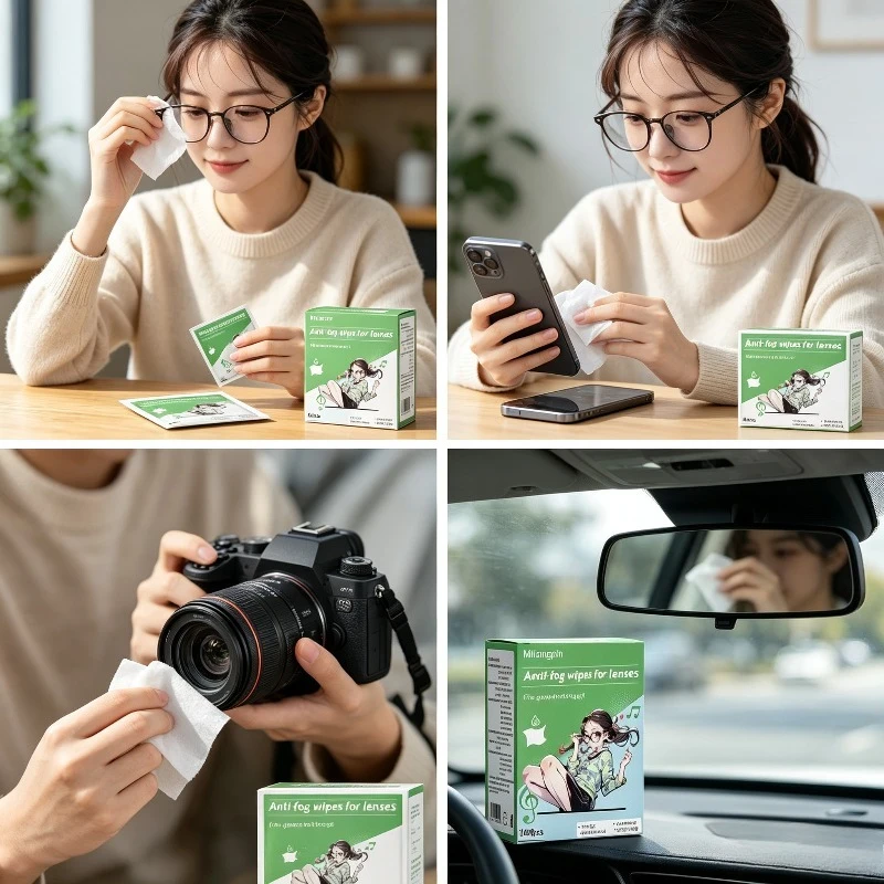 Premium Eyeglass Screen Cleaning Wipes - Alcohol-Infused, Non-Woven, Scratch-Resistant