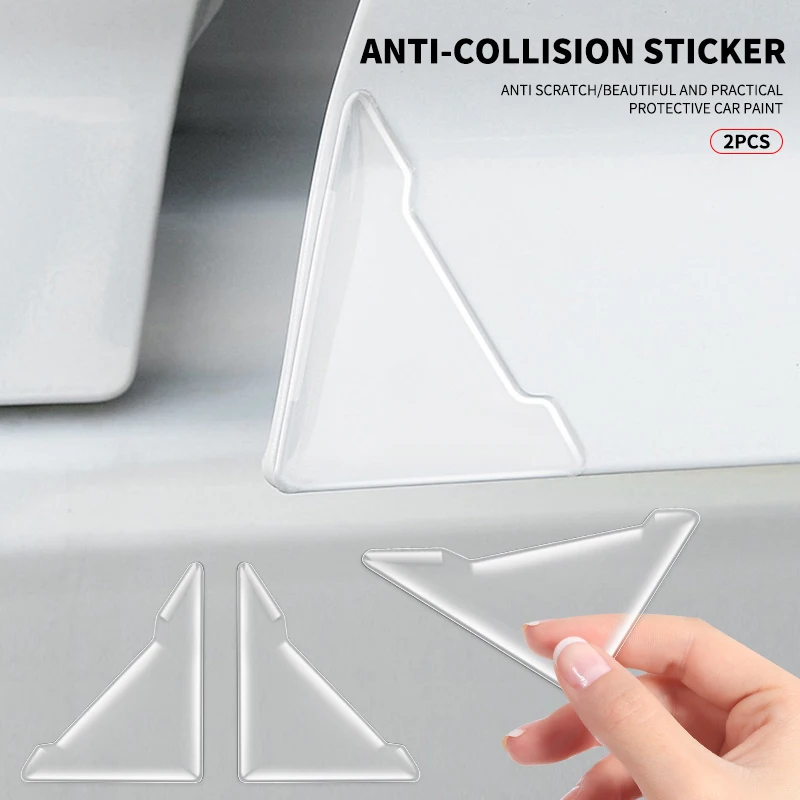 2Pcs Car Door Corner Collision Protezione Antigraffio Per Jaguar Xf Xj F-Pace X-Type S-Type F-Type E-Pace I-Pace Accessori Per Auto