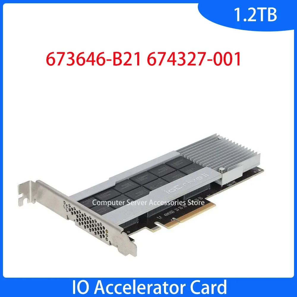 Iodrive Ii Pci-E 673646-B21 674327-001 1.2Tb Solid State Drive Io Scheda Acceleratore Per Server Proliant 1205Gb Mlc Pcie Iodrive2