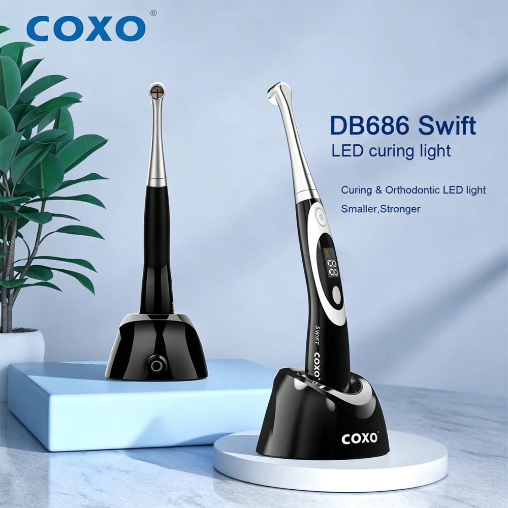 COXO DB686 Swift Dentale Lichthärtungsleuchte Kariesdetektor LED-Lampe Kabellose Härtungs- & Kieferorthopädie-LED-Leuchte Zahnmedizinische Ausrüstung