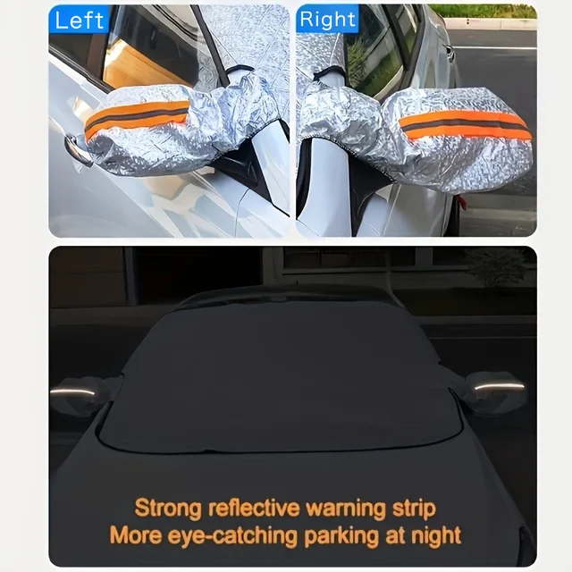 Car Windshield Snow Shield Cover Sun Protection Front Window Frost Sunshade Waterproof Shade Sunshield Suv Sedan Winter Summer 5
