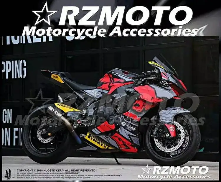 

4Gifts New ABS Motorcycle Fairings Kit Fit for HONDA CBR1000RR 2017 2018 2019 17 18 19 Bodywork Set Custom Red Matte