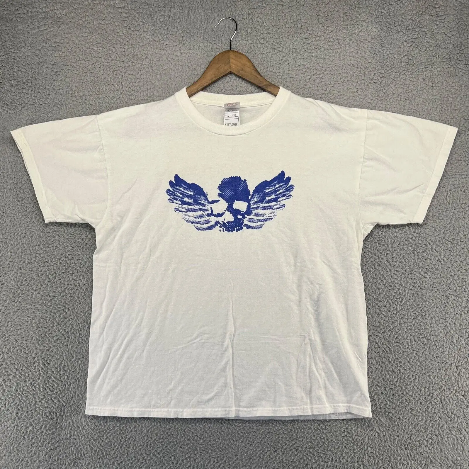 Poison Shirt Uomo Extra Large White Ballads & Blues Band Music Double Sided