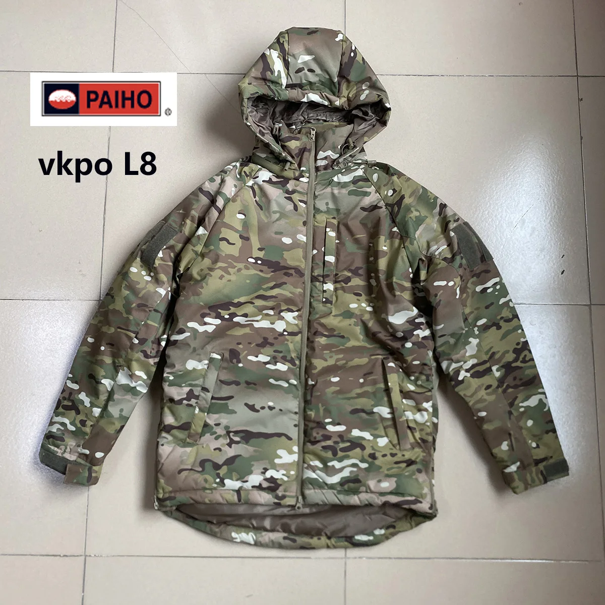 Veste camouflage coton VKBO capuche chaude résistante froid pour pêche automne hiver